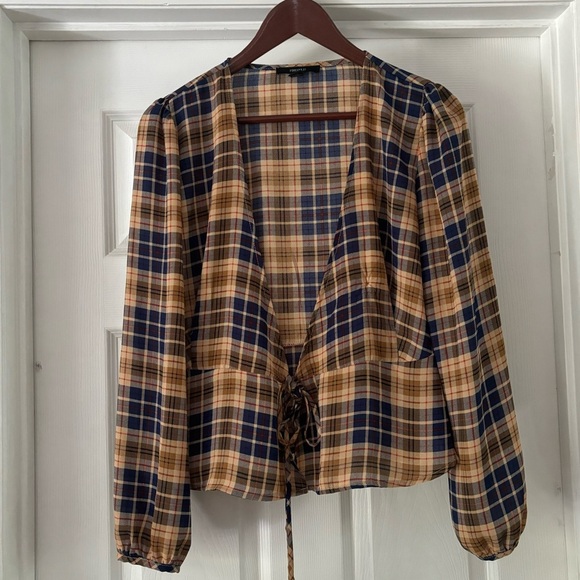 Plaid blouse - Picture 1 of 4